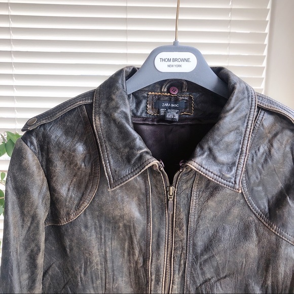 Zara Leather Jacket - Picture 2 of 6